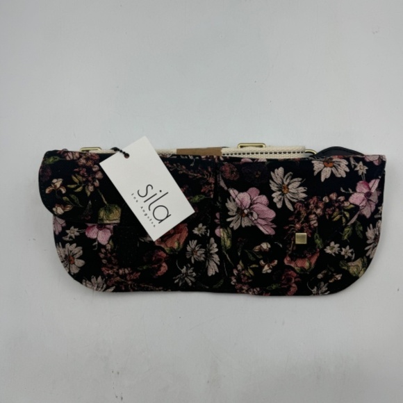 NEW Sila Canvas Waist Bag Floral Patterned - Picture 2 of 5